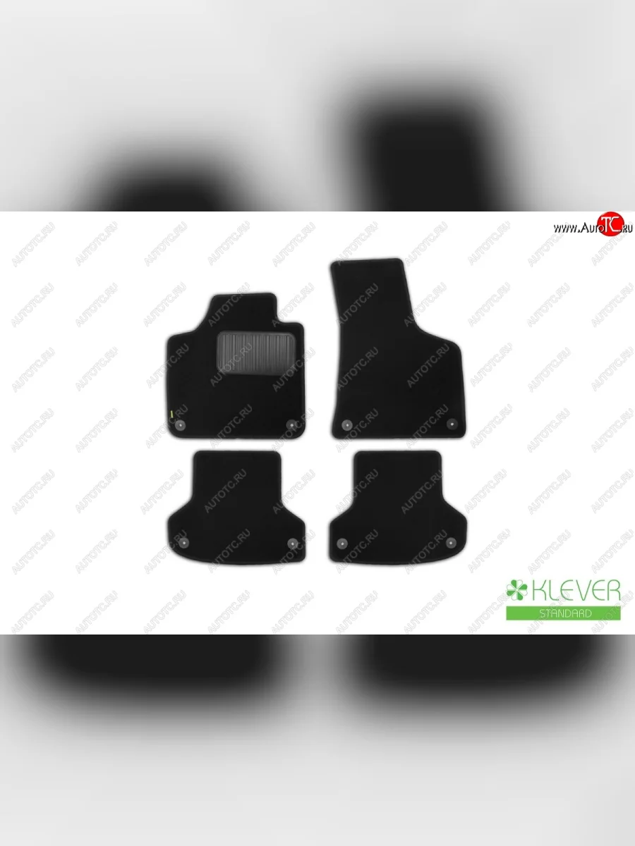 Коврики в салон (текстиль, АКПП) Klever Standart Audi A3 8PA хэтчбэк 5 дв. 2-ой рестайлинг (2008-2010)  с доставкой в г. Керчь