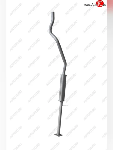 Резонатор (длинный/ Е2) ТВС Гост (Усиленный) Daewoo Nexia дорестайлинг (1995-2008)