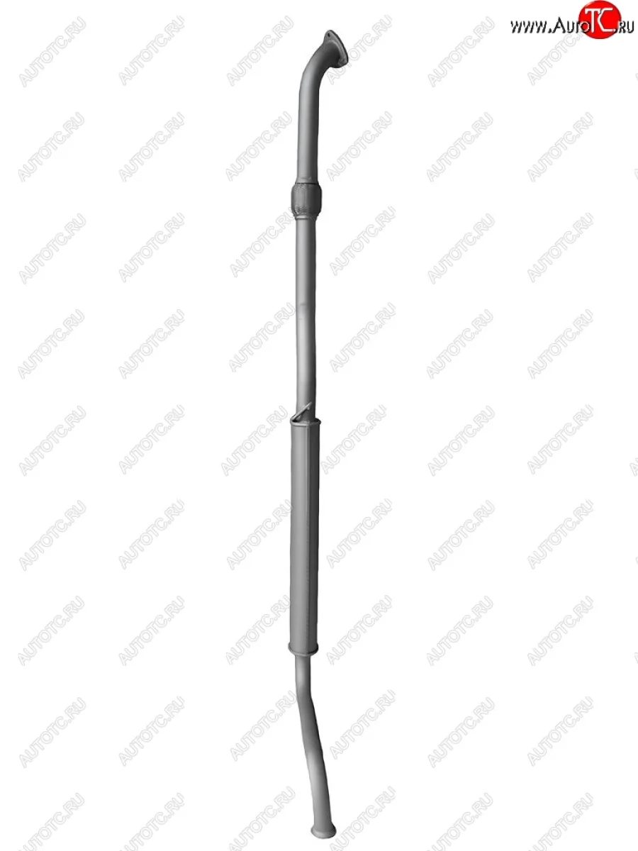 Резонатор (с гофрой/ алюм.) ТВС Premium Лада ВАЗ Калина 1119 хэтчбек (2004-2013)  в Керчи Республика Крым