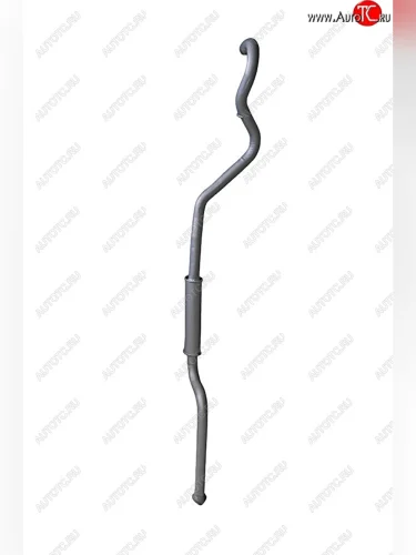 Резонатор (фланец на 2х шпиль./ Евро2) (GM) ТВС Premium Лада ВАЗ 2123 (Нива Шевроле) дорестайлинг (2002-2008)