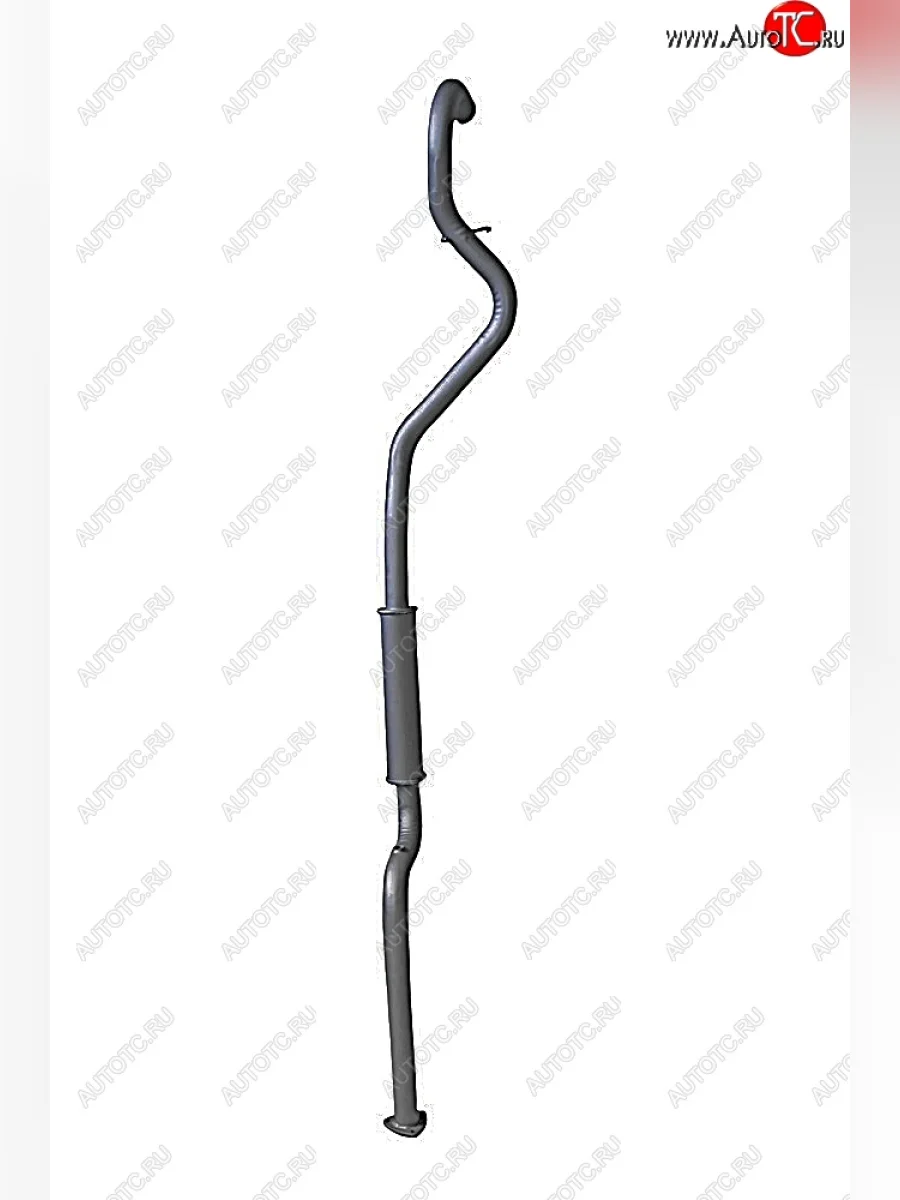 Резонатор (фланец на 3х шпиль./ Евро3) (GM) ТВС Premium Лада ВАЗ 2123 (Нива Шевроле) дорестайлинг (2002-2008)  в Перми Пермском крае