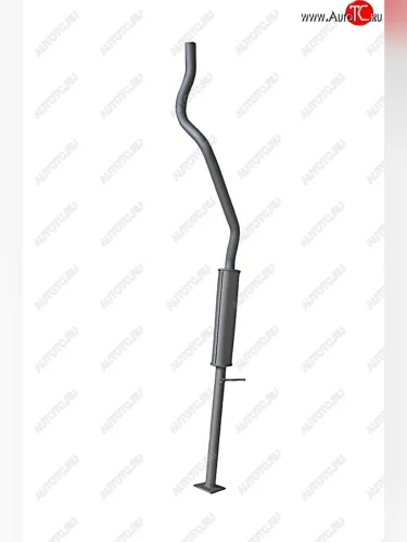 Резонатор (алюм./ Евро2) ТВС Premium Daewoo Nexia дорестайлинг (1995-2008)