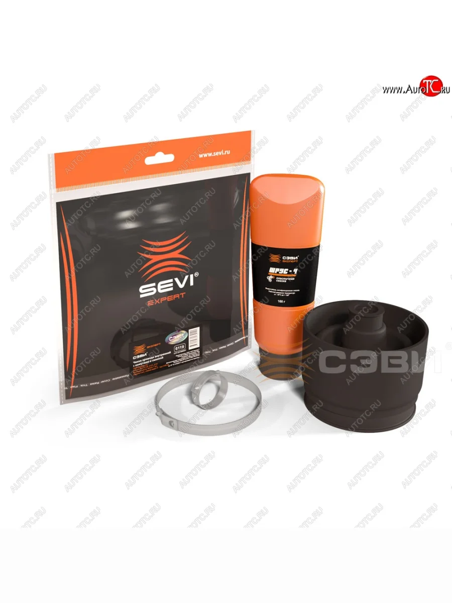 Чехол внутренний (пыльник ШРУСа) SEVI Эксперт (смазка+хомут+стопор)) Лада ВАЗ нива 4х4 2131 (Legend) 5 дв. 2-ой рестайлинг (2021-2025)  в Керчи Республика Крым