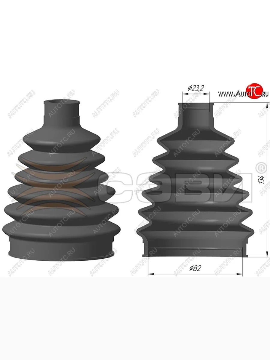 Чехол наружный (пыльник ШРУСа) SEVI Эксперт Daewoo Lanos T150 хэтчбэк 5 дв. рестайлинг (2002-2008)  в Перми Пермском крае