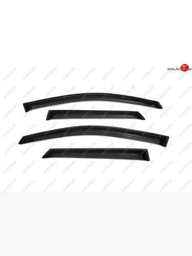 Дефлекторы окон (ветровики) SIM Peugeot 3008  2 C1A,C2A (2016-2020) доресайлинг