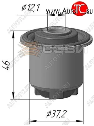 Шарнир рычагов передней подвески СЭВИ-Эксперт Лада ВАЗ Ларгус дорестайлинг R90 (2012-2021)