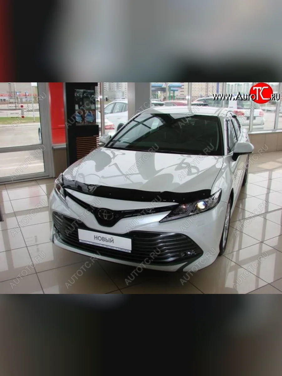 Дефлектор капота SIM Toyota Camry XV70 дорестайлинг (2017-2021)  в Перми Пермском крае