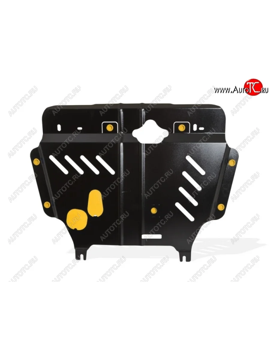 Защита картера двигателя Novline (1.6/1.4, МКПП/АКПП, 3 мм) Toyota Corolla E150 седан рестайлинг (2009-2013)  в Перми Пермском крае