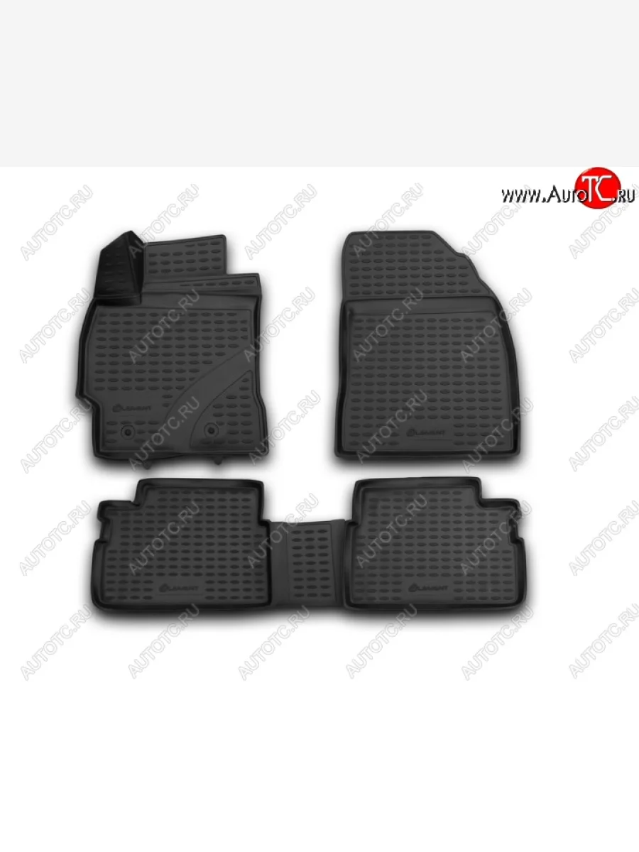 Коврики 3D в салон (полиуретан) Element Toyota Corolla E150 седан рестайлинг (2009-2013)  в Керчи Республика Крым