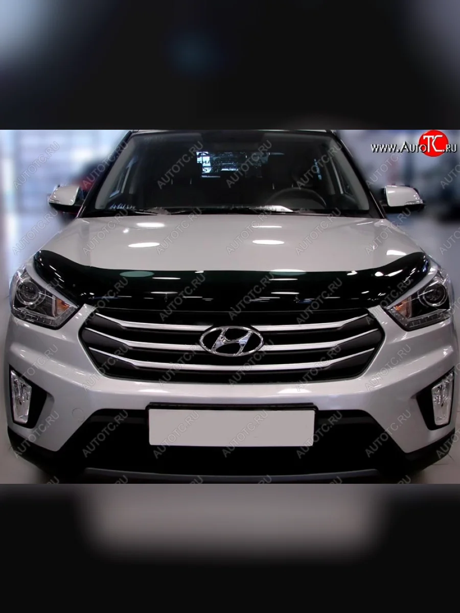Дефлектор капота SIM  Hyundai Creta (2015-2021) GS  в Самаре Самарской области