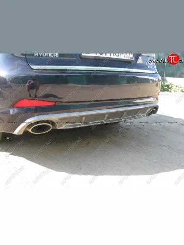 Юбка заднего бампера АВТОКРАТ Hyundai I40 1 VF дорестайлинг седан (2011-2015)