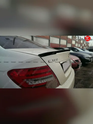 Лип спойлер АВТОКРАТ Mercedes-Benz C-Class  W204 (2007-2015) дорестайлинг седан, рестайлинг седан