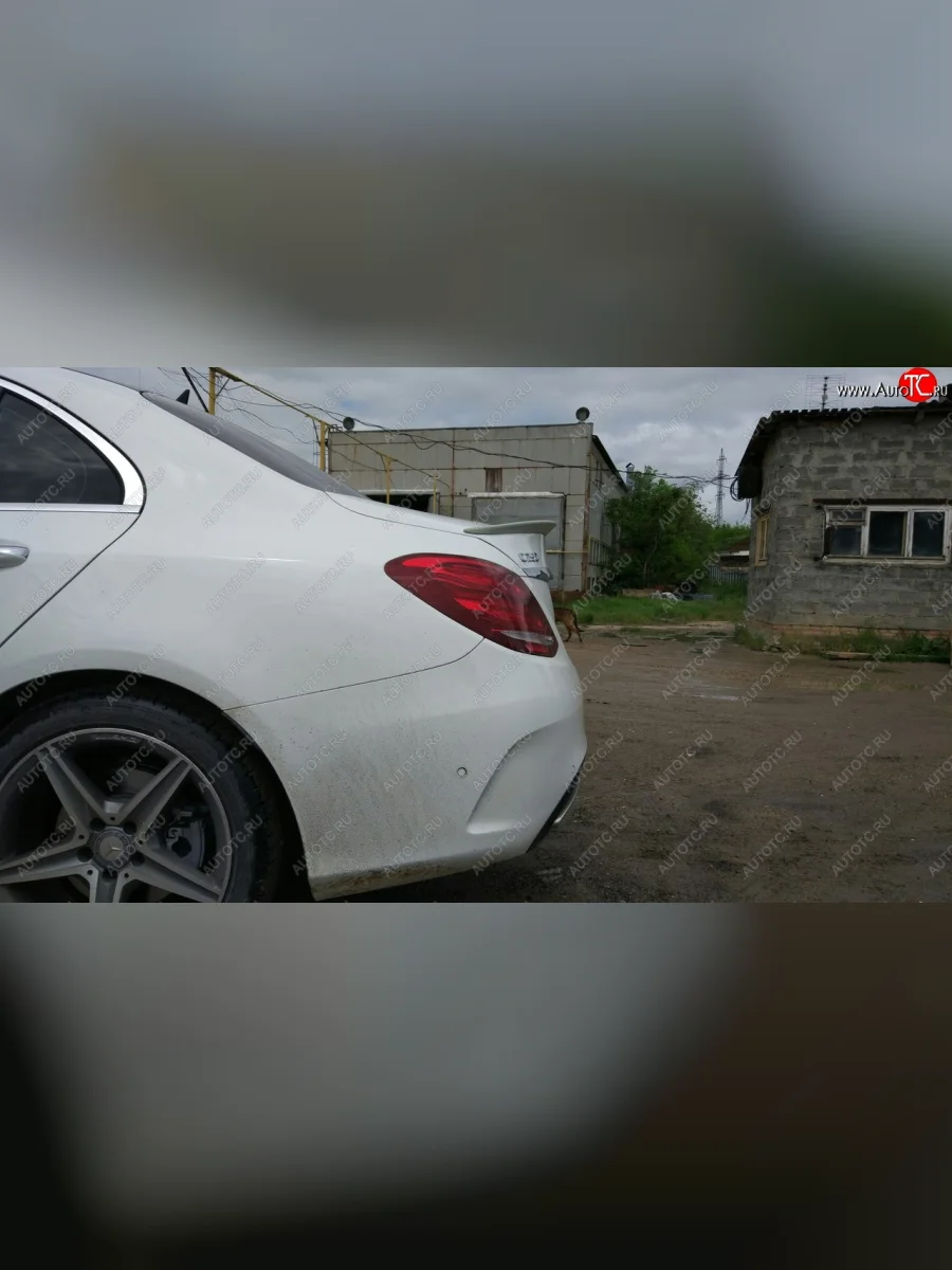 Лип спойлер АВТОКРАТ Mercedes-Benz C-Class W205 дорестайлинг седан (2015-2018) (Неокрашенный)  в Воронеже Воронежской области