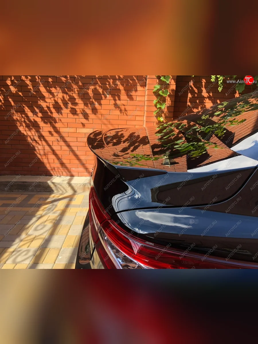 Лип спойлер АВТОКРАТ Toyota Camry XV70 дорестайлинг (2017-2021) (Неокрашенный)  в Керчи Республика Крым