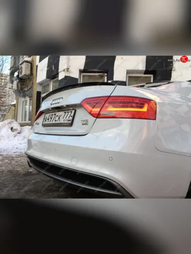 Лип спойлер АВТОКРАТ Audi A5 8T дорестайлинг, лифтбэк (2007-2011)