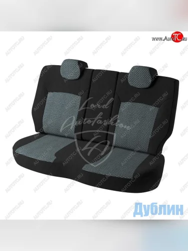 Чёрный, вставка Сеул серый 7443р