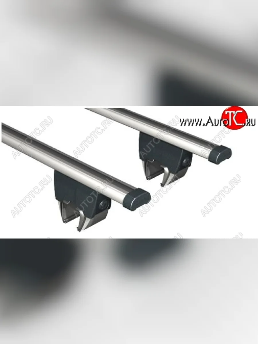 Поперечные дуги рейлингов АПС СТАНДАРТ (длина 1300 мм с винтовым зажимом Краб) Лада ВАЗ 2123 (Нива Шевроле) дорестайлинг (2002-2008) (Серого цвета)  в Воронеже Воронежской области