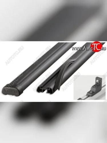 Поперечные дуги рейлингов АПС СТАНДАРТ (длина 1300 мм, в паз, высокий кронштейн) (Черного цвета) Datsun mi-DO, on-DO, Ford Focus (3), Haval F7, F7x, Hyundai Creta (GS,  SU), I30 (2 GD), Santa Fe (DM), Tucson (TL), KIA Ceed (2 JD,  3 CD), Soul (PS,  SK3), Sportage (4 QL), Land Rover Freelander (L359), Range Rover Evoque (1 L538), Mazda CX-5 (KF), CX-9 (TC), Opel Astra (H), Renault Arkana, Logan (1,  2), Sandero ((BS),  (B8)), Toyota Highlander (XU50), Land Cruiser Prado (J150), RAV4 (XA40), Volkswagen Amarok, Caravelle (T5,  T6,  T6.1), Multivan (T6,  T6.1), Transporter (T5,  T6,  T6.1), Лада ВАЗ 2123 (Нива Шевроле), XRAY, Гранта (1 2191,  2190), Гранта FL (2191,  2190,  2194,  2192), Гранта Спорт (2191,  2190), Калина (1118,  1117,  1119,  2192,  2194), Калина Спорт (1119,  2192), Ларгус, Нива 4х4 (2121), нива 4х4 (2131,  2121 Бронто,  2121,  2121 (Legend)), Нива Трэвел