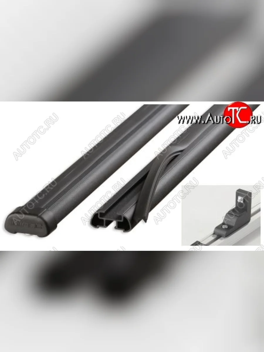 Поперечные дуги рейлингов АПС СТАНДАРТ (длина 1300 мм, в паз, высокий кронштейн)  Datsun mi-DO, on-DO, Ford Focus, Haval F7, F7x, Hyundai Creta, I30, Santa Fe, Tucson, KIA Ceed, Soul, Sportage, Land Rover Freelander, Range Rover Evoque, Mazda CX-5, CX-9, Opel Astra, Renault Arkana, Logan, Sandero, Toyota Highlander, Land Cruiser Prado, RAV4, Volkswagen Amarok, Caravelle, Multivan, Transporter, Лада ВАЗ 2123 (Нива Шевроле), XRAY, Гранта, Гранта FL, Гранта Спорт, Калина, Калина Спорт, Ларгус, Нива 4х4, нива 4х4, Нива Трэвел (Черного цвета)  с доставкой в г. Керчь
