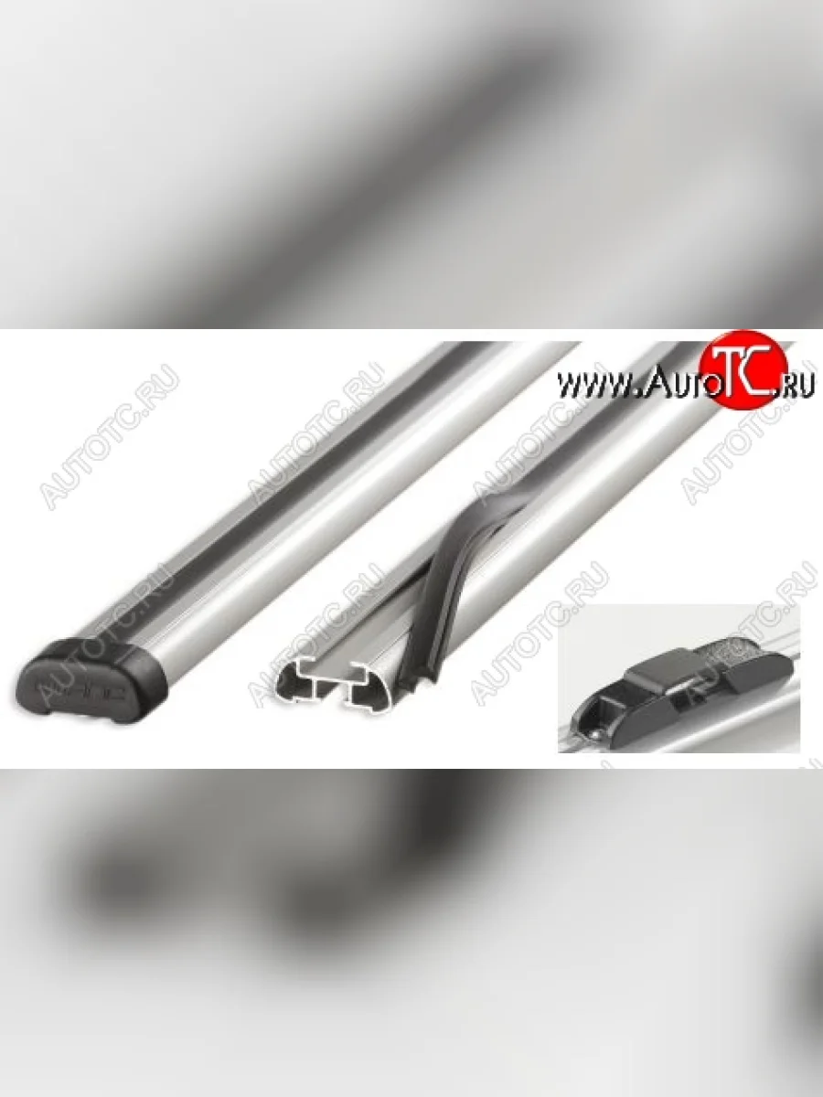 Поперечные дуги рейлингов АПС СТАНДАРТ (длина 1300 мм, крепление Скоба) Лада ВАЗ 2123 (Нива Шевроле) дорестайлинг (2002-2008) (Серого цвета)  в Керчи Республика Крым