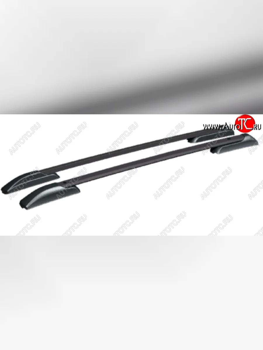 Рейлинги АПС  KIA Soul (2018-2022) SK3 (Башмак черный, профиль черный)  в Самаре Самарской области