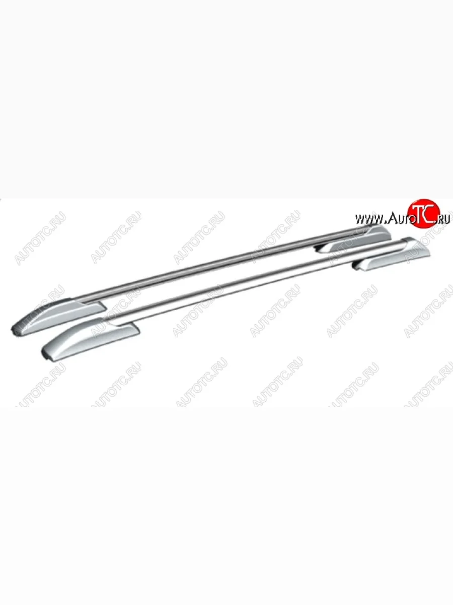 Рейлинги АПС KIA Soul PS дорестайлинг (2014-2016) (Серебристые, без поперечин)  в Керчи Республика Крым