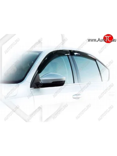 Дефлектора окон CA-Plastic (Classic полупрозрачный) Skoda Octavia A7 дорестайлинг лифтбэк (2012-2017)