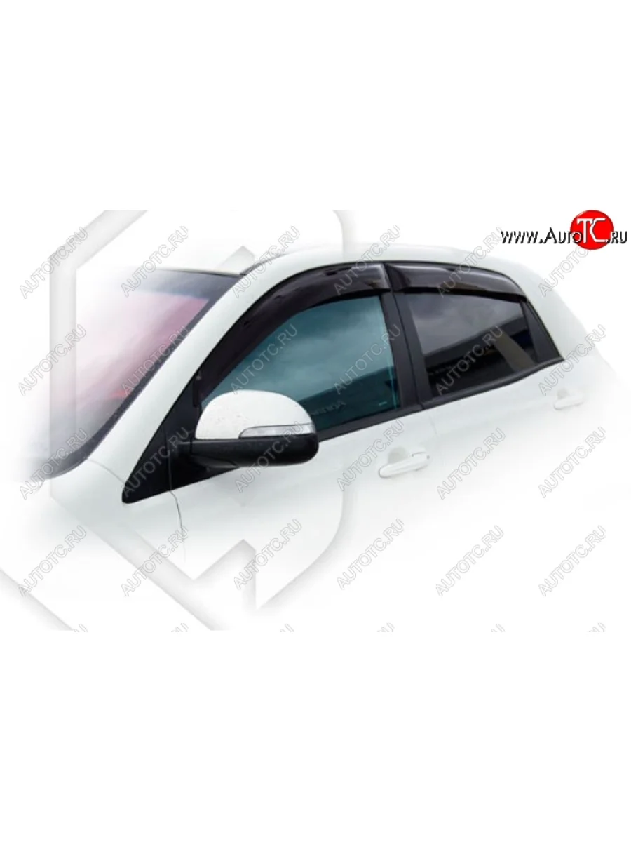 Дефлектор капота CA-Plastiс exclusive SSANGYONG Actyon рестайлинг (2013-2021) (Classic полупрозрачный)  с доставкой в г. Керчь