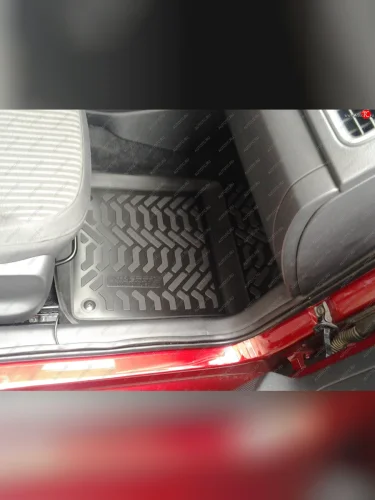 Коврики салона Aileron (3D с подпятником) Volkswagen Polo Mk5 6R,6C,61 седан дорестайлинг (2009-2015)