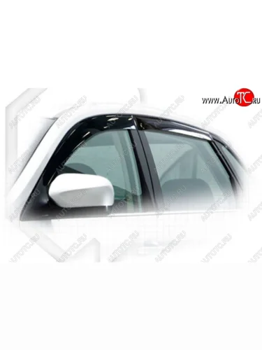 Дефлектора окон CA-Plastic (Classic полупрозрачный) Subaru Impreza GE седан (2007-2012)