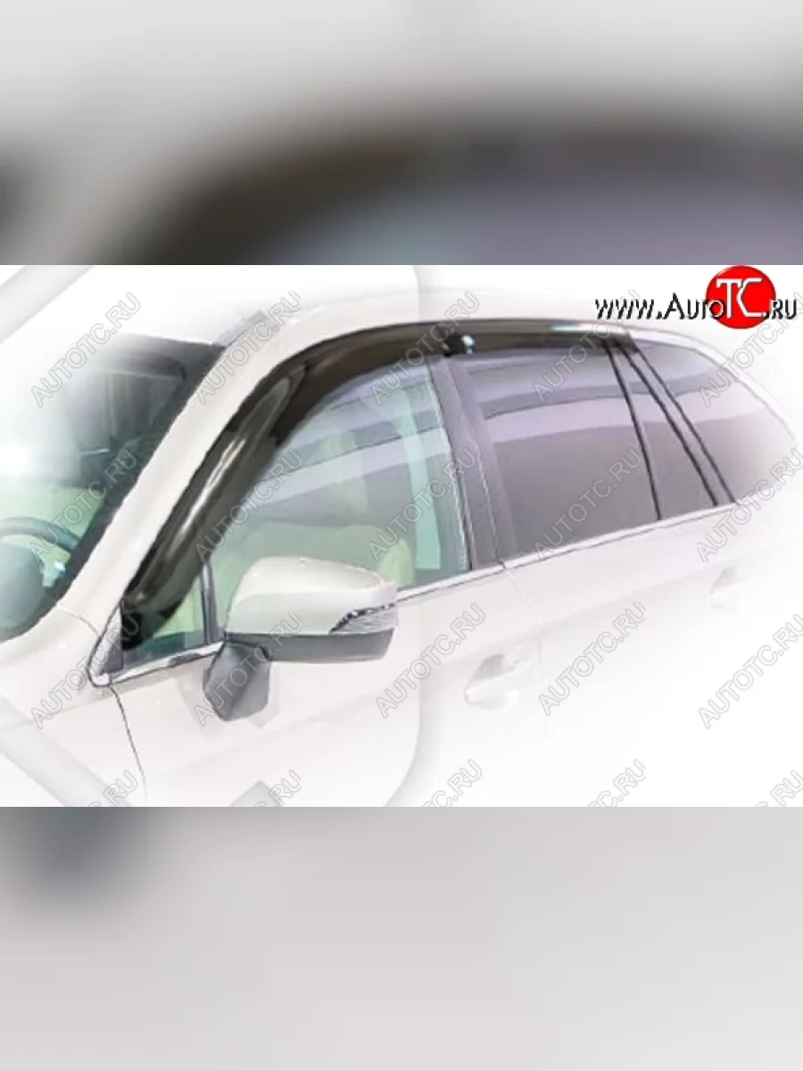 Дефлектора окон CA-Plastic Subaru Outback BS/B15 дорестайлинг универсал (2014-2018) (Classic полупрозрачный, Без хром.молдинга)  в Самаре Самарской области