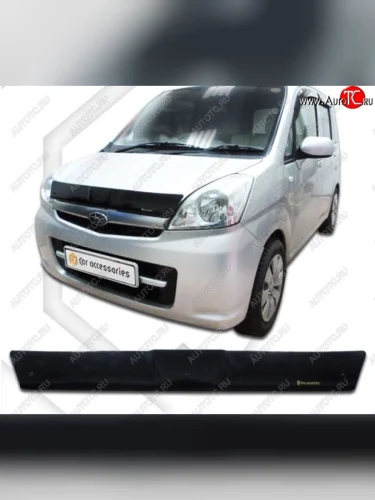 Дефлектор капота CA-Plastiс (Classic черный) Subaru Stella  RN (2006-2011)