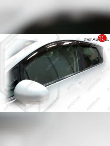 Дефлектора окон CA-Plastic (Classic полупрозрачный) Subaru Trezia (2010-2016)