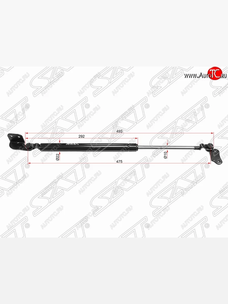 Правый упор капота SAT (газовый)  Hyundai Terracan (2001-2007) HP  в Керчи Республика Крым