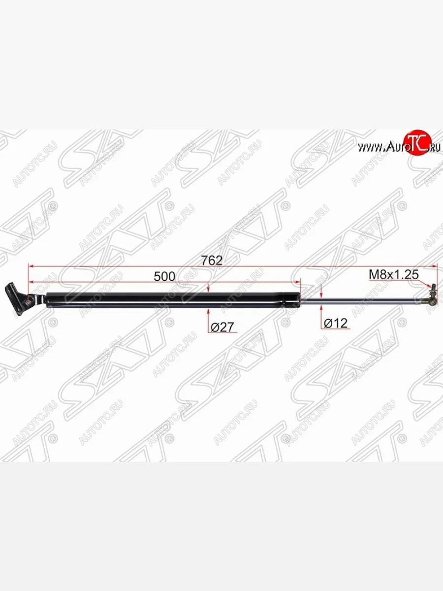 Правый упор крышки багажника SAT (газовый) Hyundai Starex/H1 A1 дорестайлинг (1997-2004)  в Керчи Республика Крым