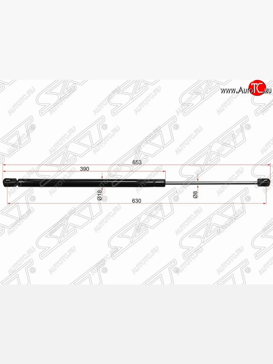 Упор крышки багажника SAT (газовый)  Porsche Cayenne (2010-2018) 958  в Керчи Республика Крым