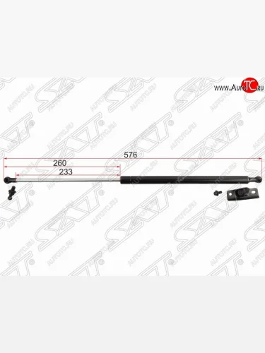 Упор крышки багажника SAT (газовый) Toyota Corolla Spacio  E110 (1997-1999) дорестайлинг