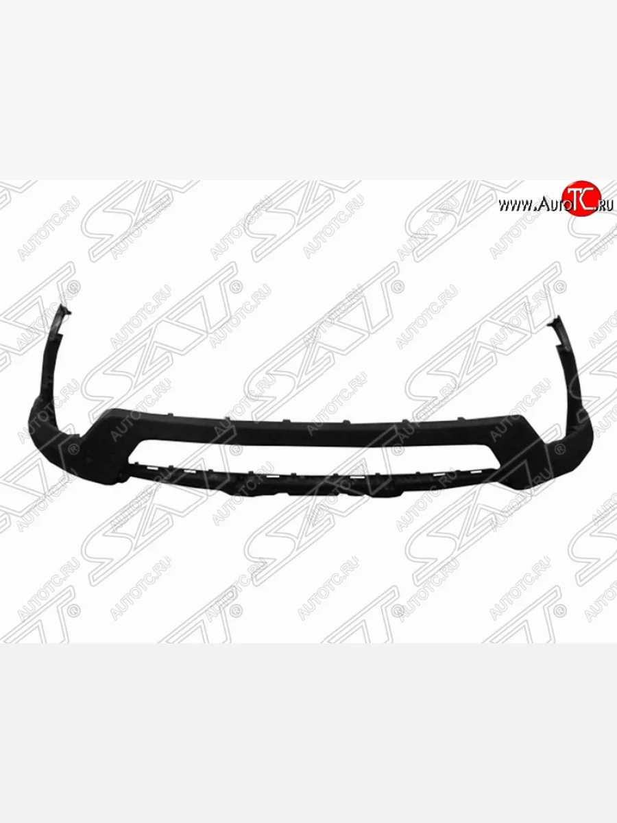 Накладка переднего бампера SAT (нижняя часть) Hyundai Santa Fe DM дорестайлинг (2012-2016) (Неокрашенная)  в Самаре Самарской области
