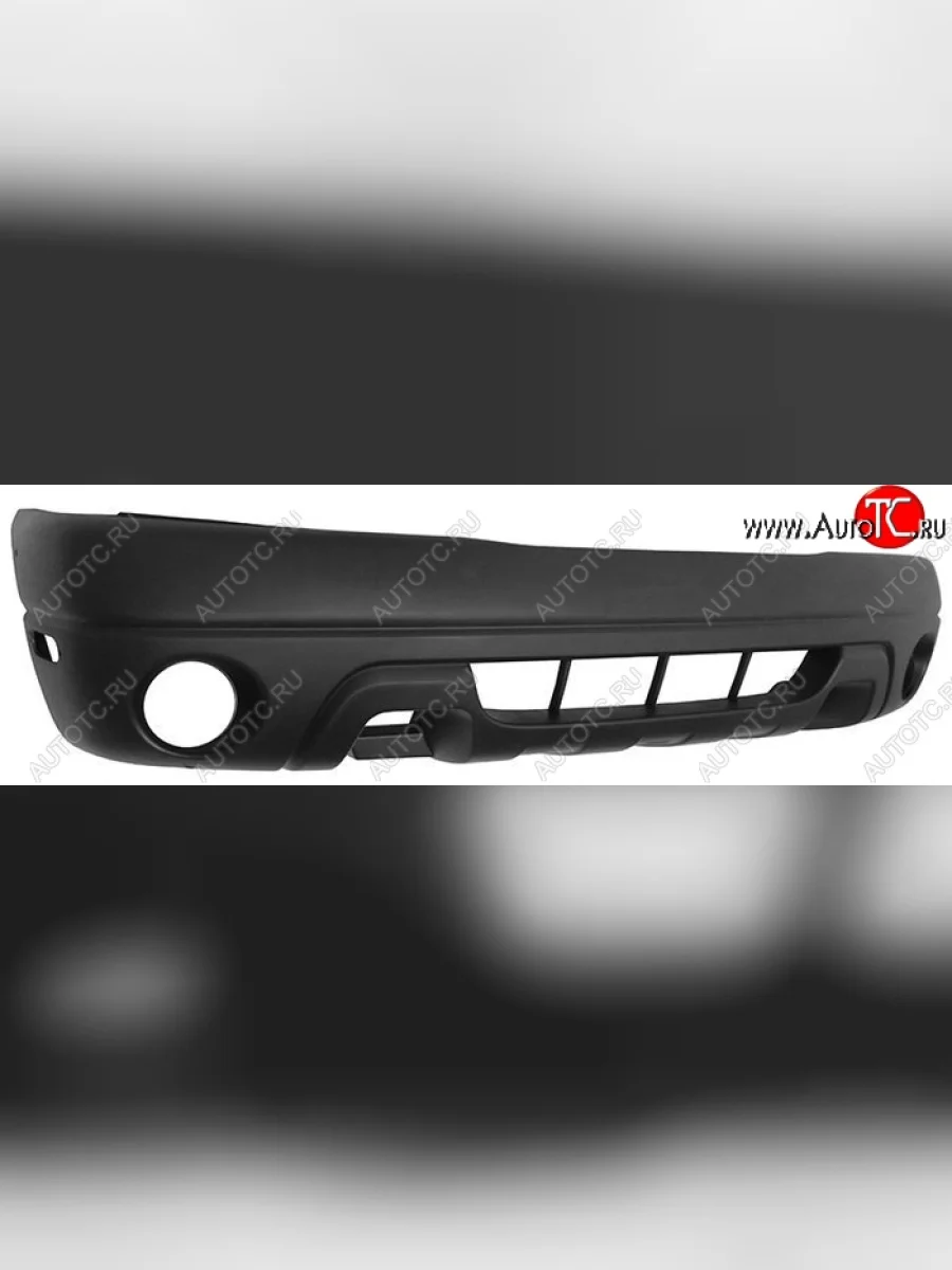 Передний бампер (отверстия под туманки) SAT Suzuki Grand Vitara FTB03 3 двери (1997-2005) (Неокрашенный)  в Самаре Самарской области