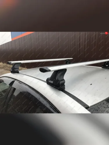 Багажник на крышу Inter (в штатные крепления) (Алюминиевые поперечины Крыло, 120 см) Hyundai I30  3 PD (2017-2020), KIA Ceed ( 1 ED,  2 JD,  3 CD) (2006-2025), Mazda 3/Axela ( BK,  BL) (2003-2013), Mazda CX-7  ER (2006-2012), Mazda CX-9  TB (2007-2015), Mazda Demio  3 DE (2007-2014)