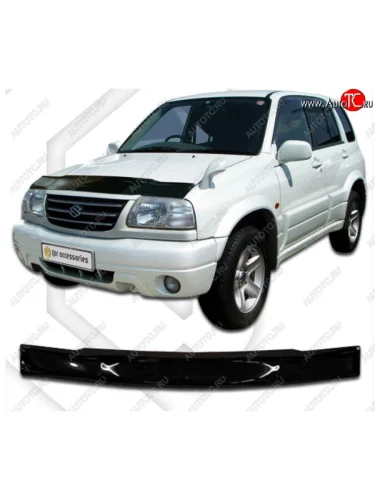 Дефлектор капота 	(3TD62, FTD32, FTD82, FTD83, TL52) CA-Plastiс (Classic черный) Suzuki Grand Vitara FTB03 3 двери (1997-2005)