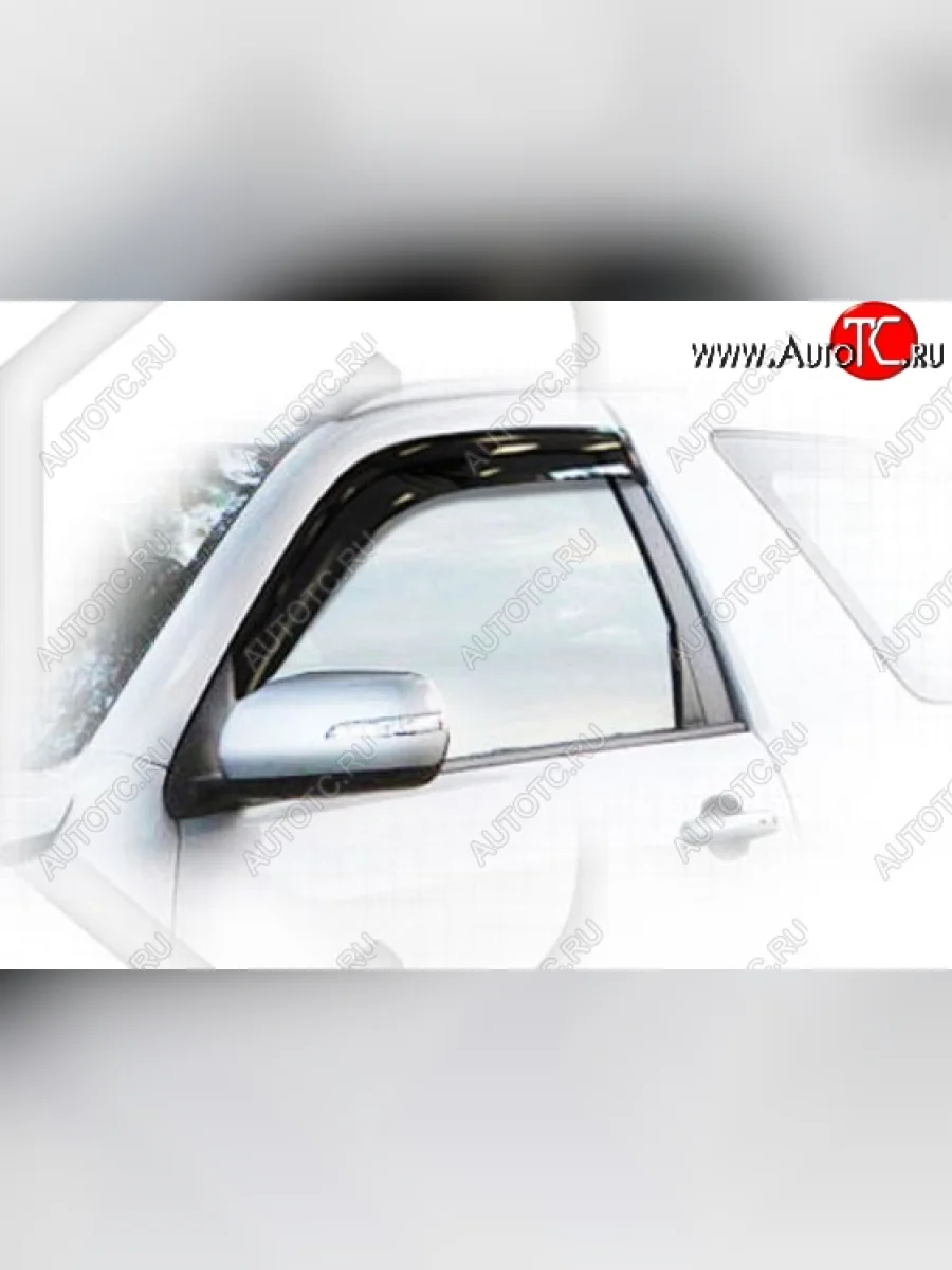 Дефлектора окон CA-Plastic Suzuki Grand Vitara JT 3 двери дорестайлинг (2005-2008) (Classic полупрозрачный, Без хром.молдинга)  в Воронеже Воронежской области