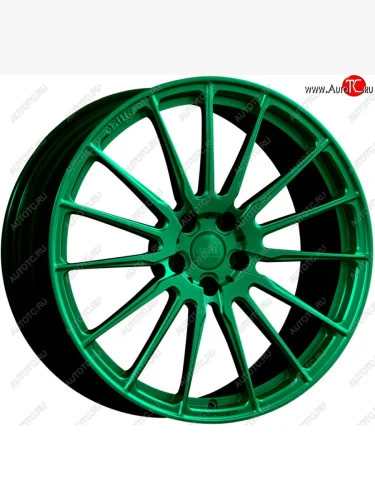 Кованый диск Slik PREMIUM. 10.0x20 (Candy изумрудно-зеленый (Candy Green)) 