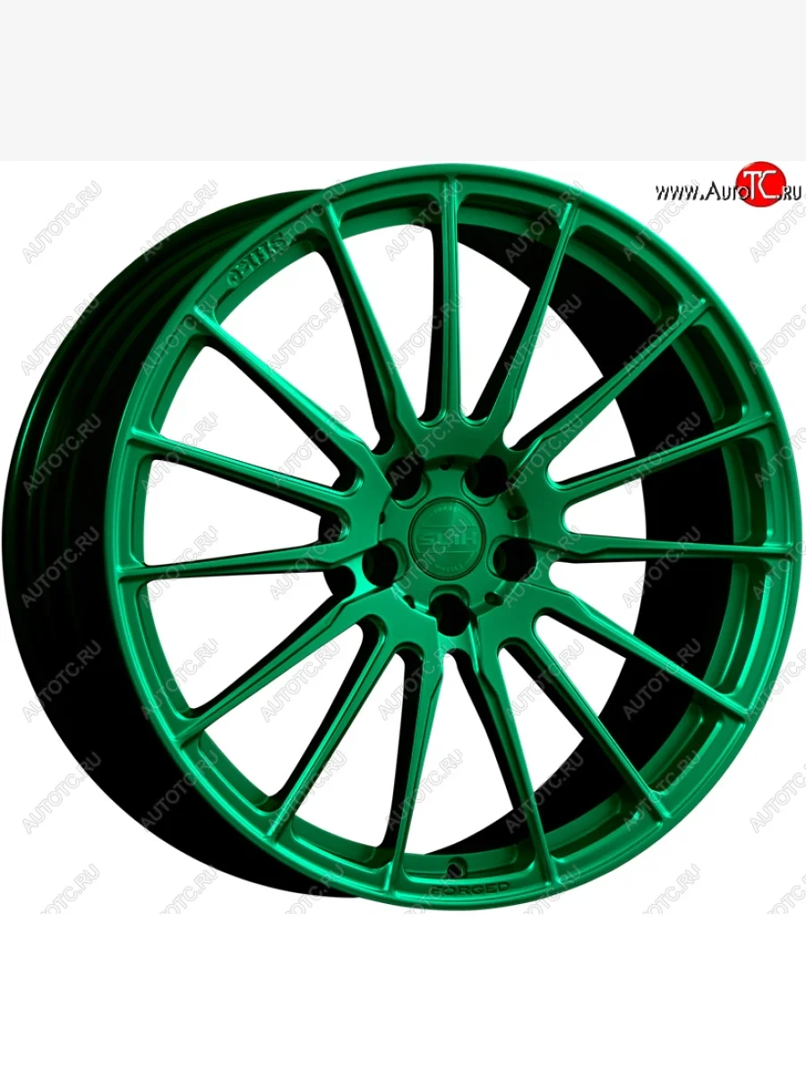 Кованый диск Slik PREMIUM. 10.0x20   (Candy изумрудно-зеленый (Candy Green))  с доставкой в г. Керчь