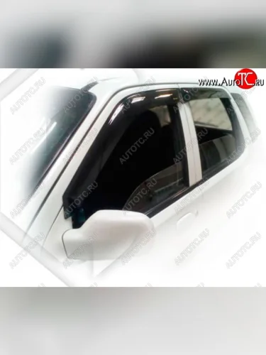 Дефлектора окон CA-Plastic (Classic полупрозрачный) Suzuki Swift HT51S дорестайлинг, хэтчбэк 5 дв. (2000-2003)