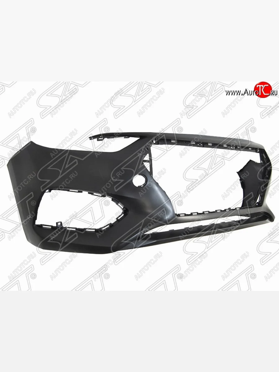 Передний бампер SAT Hyundai Solaris HCR седан дорестайлинг (2017-2020) (Неокрашенный)  в Керчи Республика Крым