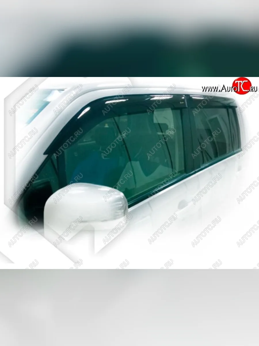 Дефлектора окон CA-Plastic Suzuki Wagon R MH23S (2008-2012) (Classic полупрозрачный, Без хром.молдинга)  в Воронеже Воронежской области