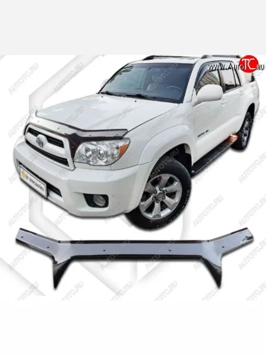 Дефлектор капота CA-Plastiс (Classic черный) Toyota 4Runner N210 рестайлинг (2005-2009)