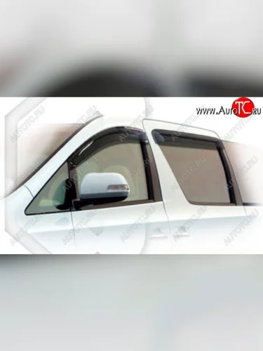 Дефлектора окон (ANH20W) CA-Plastic (Classic полупрозрачный) Toyota Alphard H20 дорестайлинг (2008-2011)