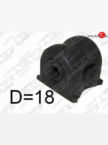 Левая втулка переднего стабилизатора SAT (D=18) Honda Civic  FK2 (2011-2016) хэтчбэк 5 дв.